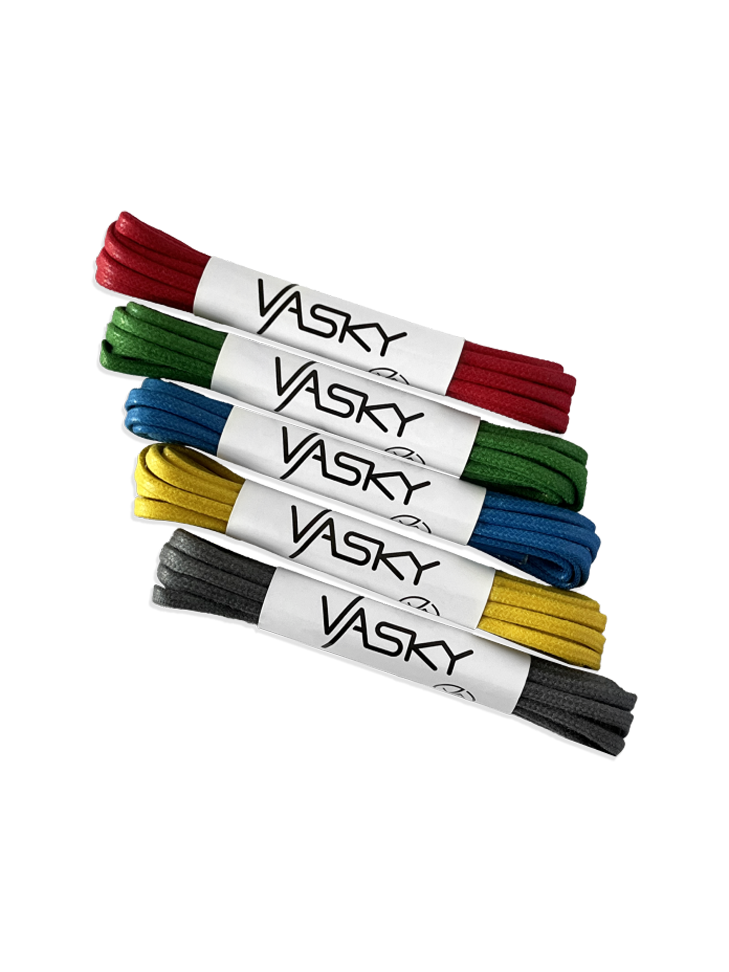 5 x Okrúhle voskované šnúrky Farebné