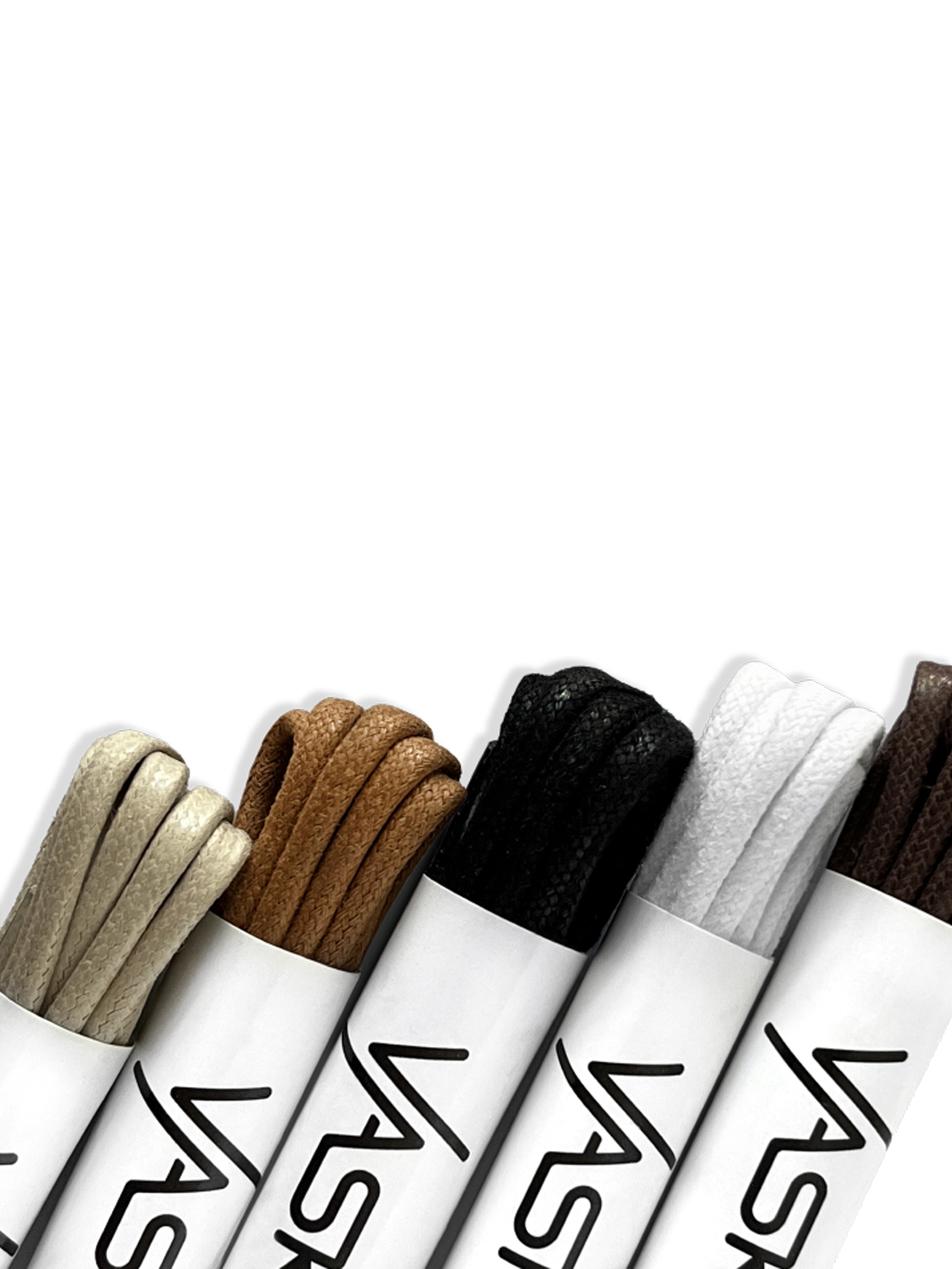 5 x Okrúhle Voskované Šnúrky Neutrálne