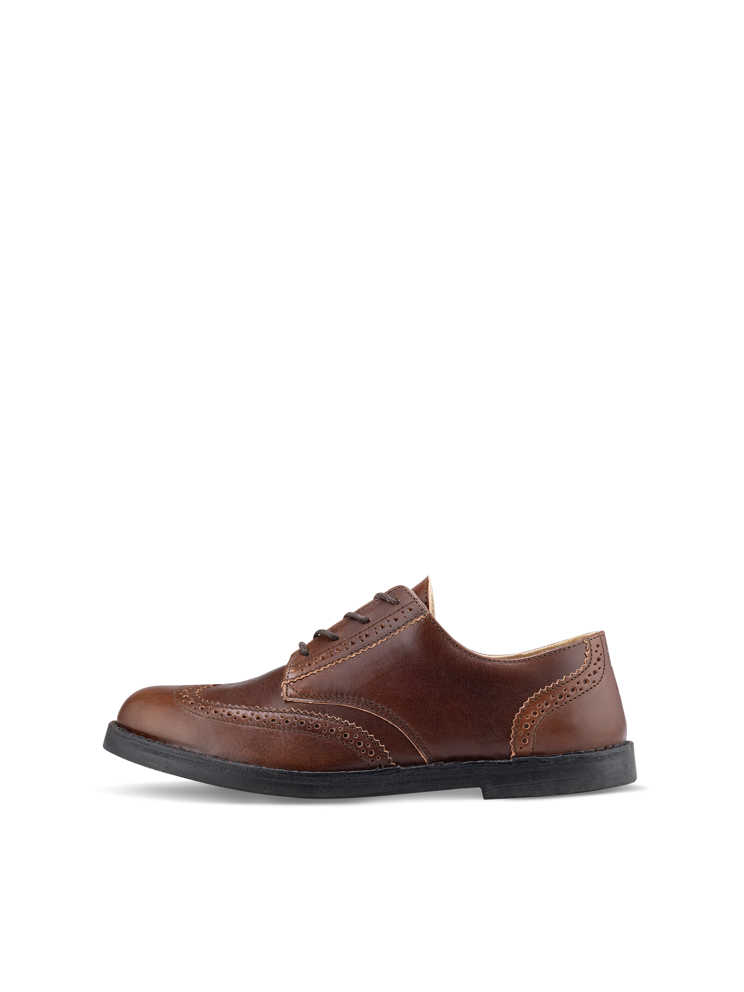 Brogue Low tmavohnedá čierna