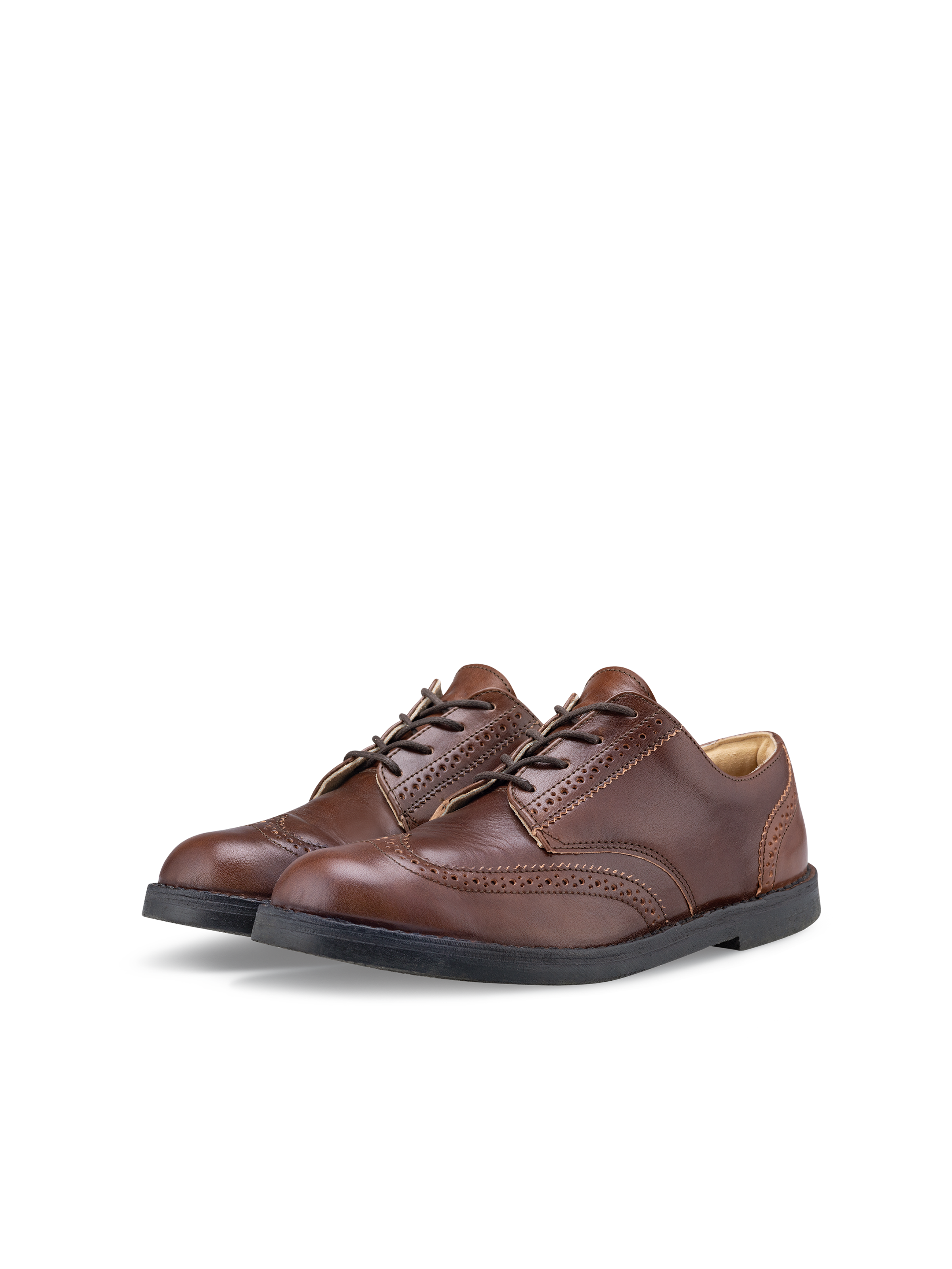 Brogue Low tmavohnedá čierna
