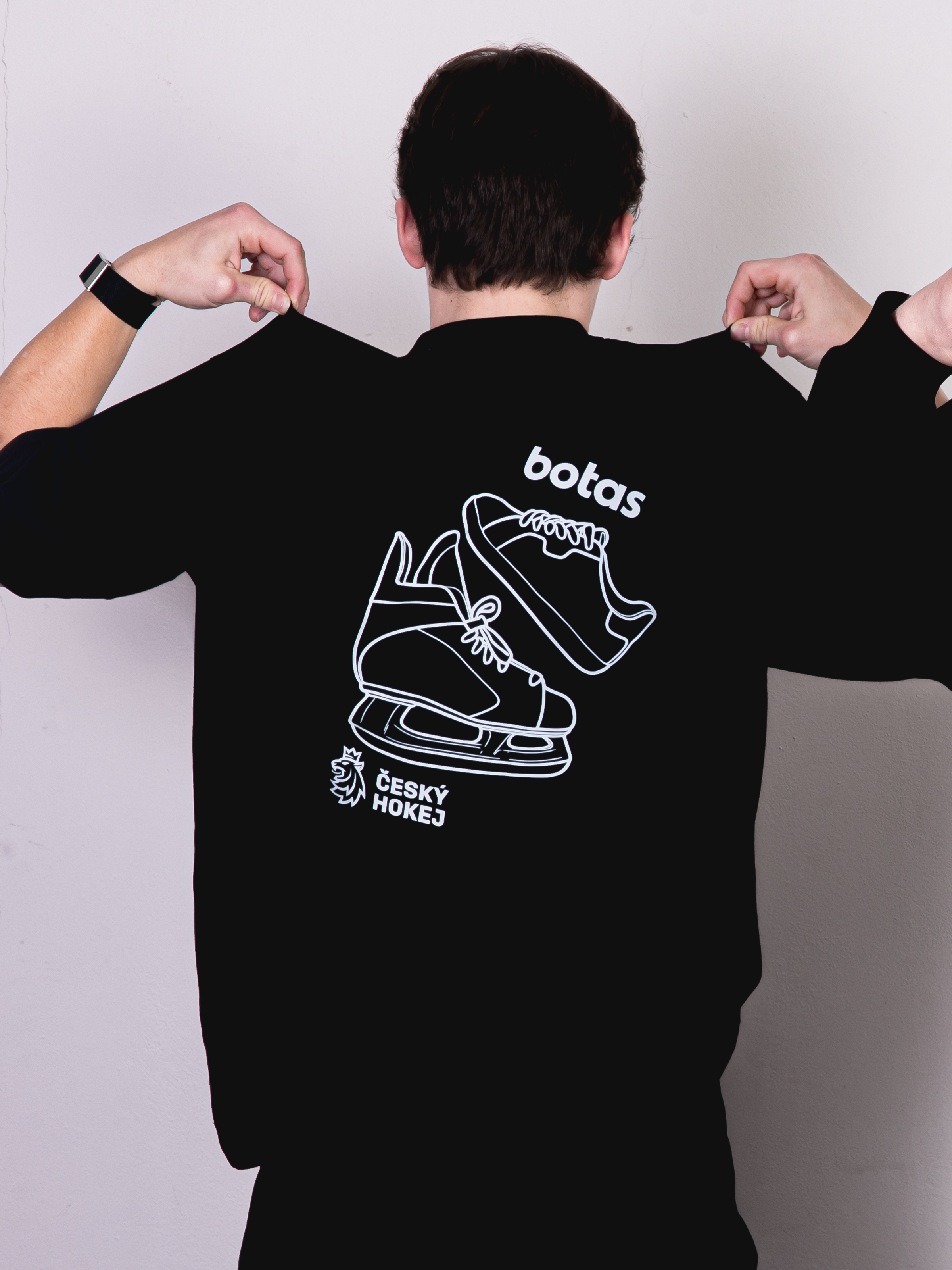 Tričko Botas × Český hokej Black